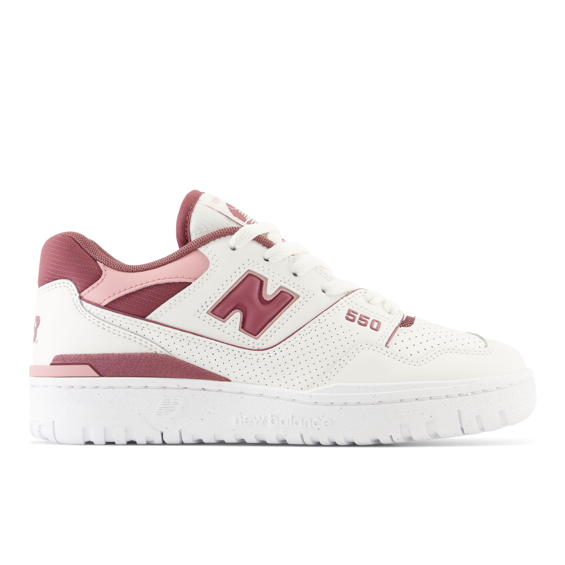 

New Balance Women's 550 White/Red/Pink - White/Red/Pink