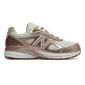 New Balance 990v4, Gold with Off White