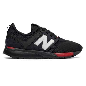 New Balance 247 Sport, Black with Red