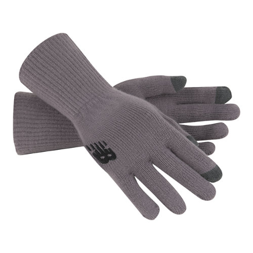

New Balance Unisex NB Knit Gloves Grey - Grey