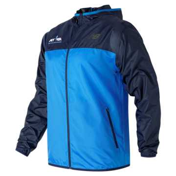 New Balance Run for Life Windcheater Jacket, Electric Blue Heather