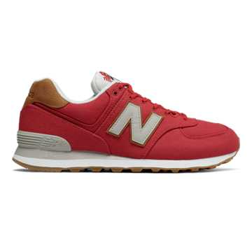New Balance 574 Sea Escape, Team Red with Overcast