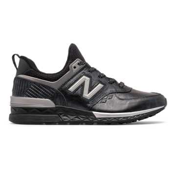 New Balance 574 Sport Black Panther, Black with Silver