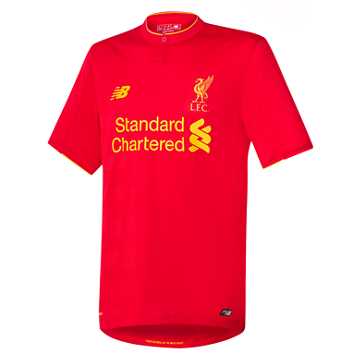 New Balance LFC Mens Home SS Jersey, High Risk Red