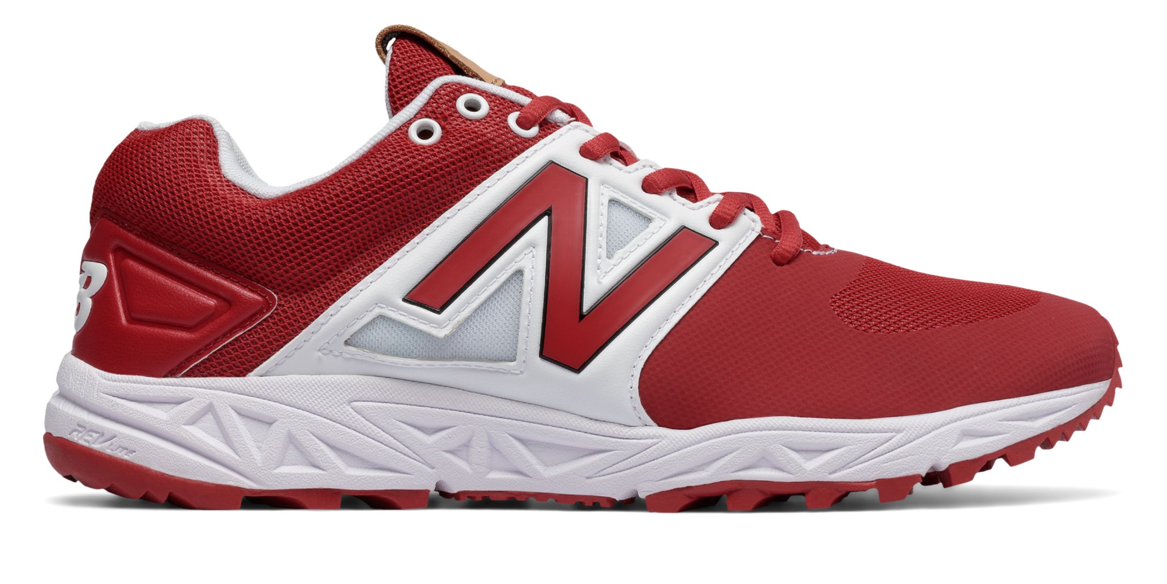 red new balance turf shoes