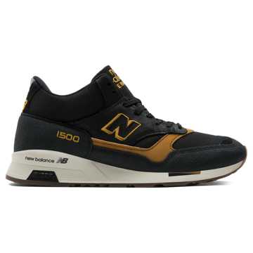 New Balance 1500 Made in UK, Black with Tan
