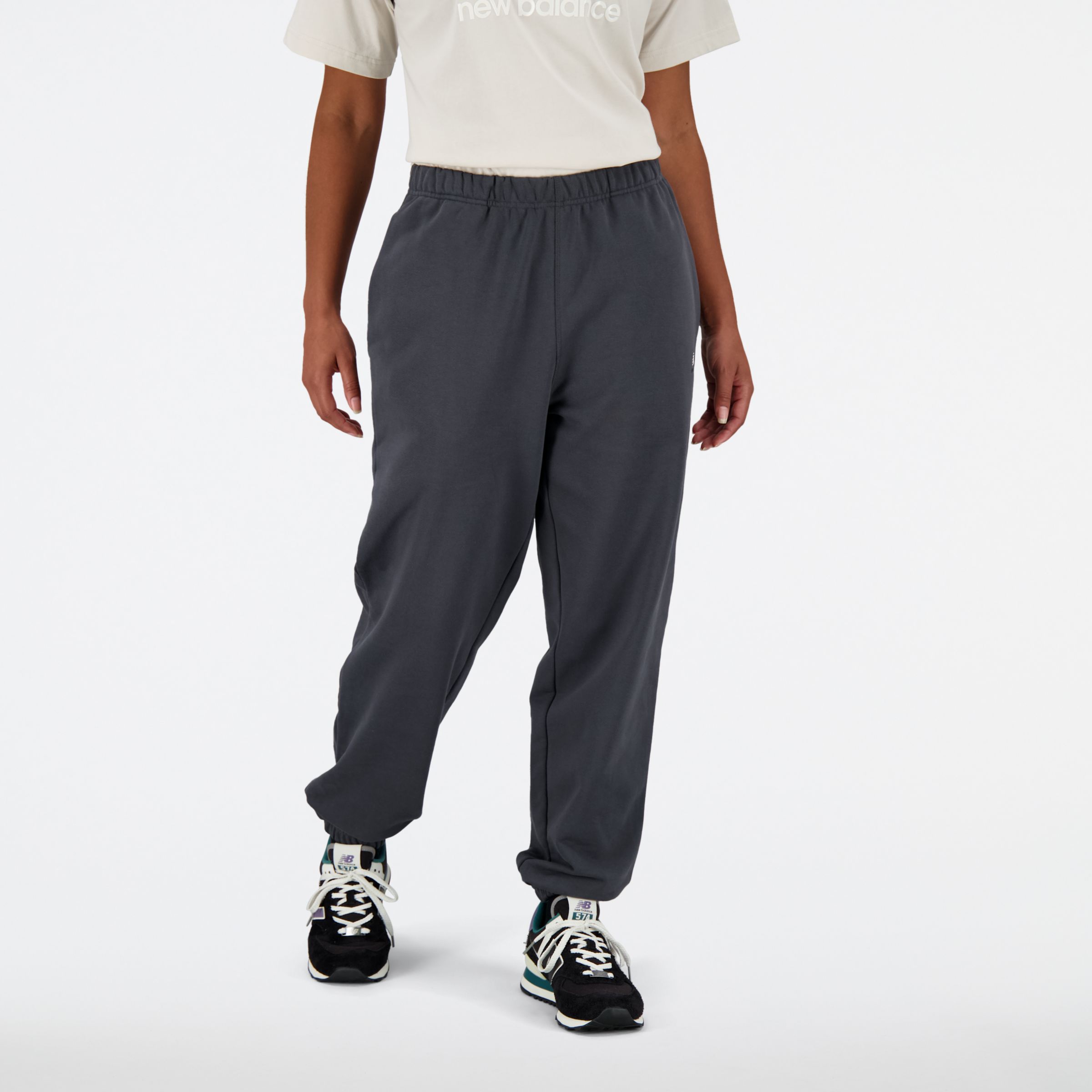 

New Balance Women's Sport Essentials Premium Fleece Pant Black - Black