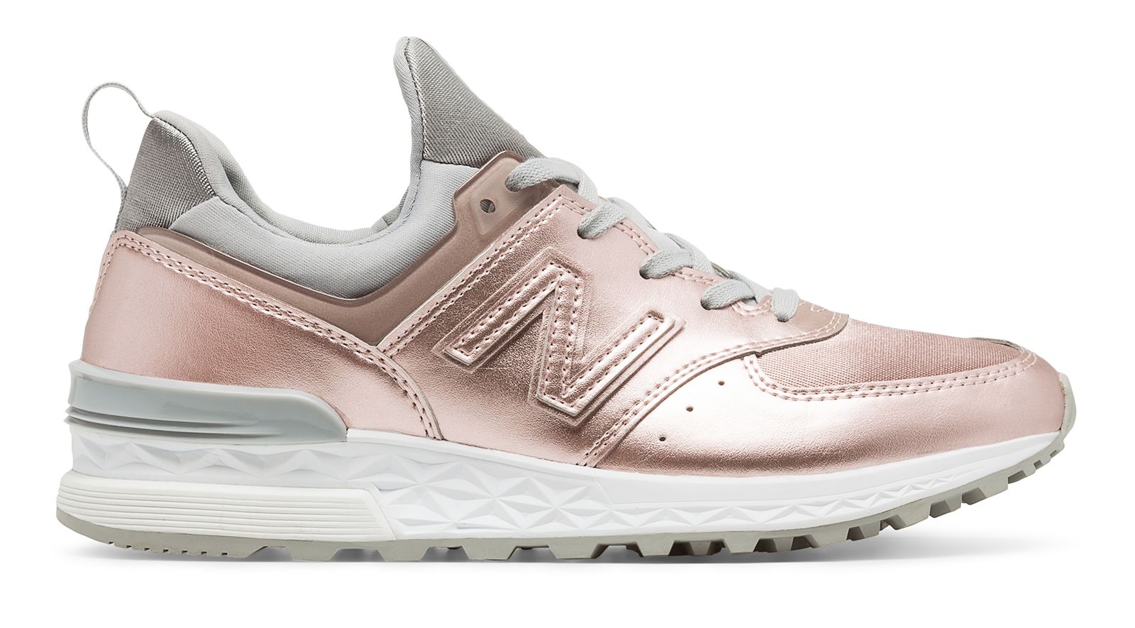 new balance 574 rose et gris