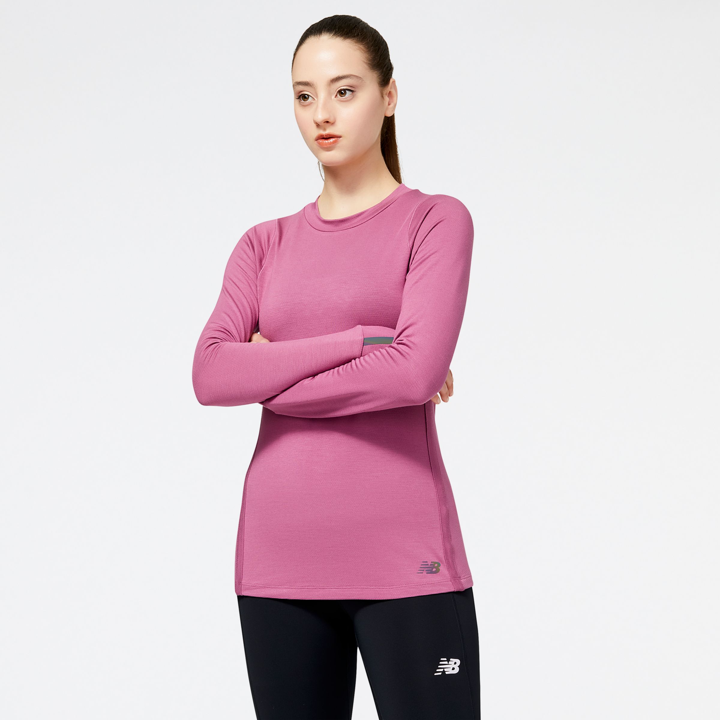 

New Balance Women's Q Speed 1NTRO Long Sleeve Red - Red