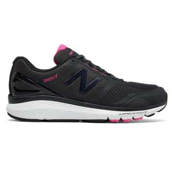 Women\u0027s Walking Shoes. Expand. New Balance Pink Ribbon 1865, Black with  White \u0026 Komen Pink