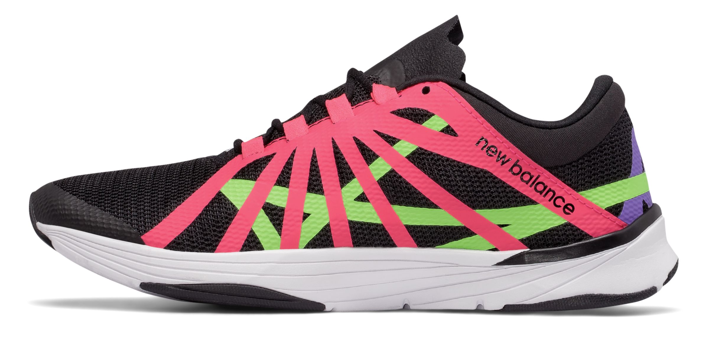 NB New Balance 811v2 Trainer, Black with Alpha Pink