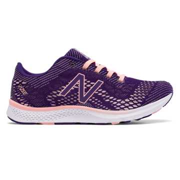 New Balance Vazee Agility v2 Trainer, Black Plum with Bleached Sunrise