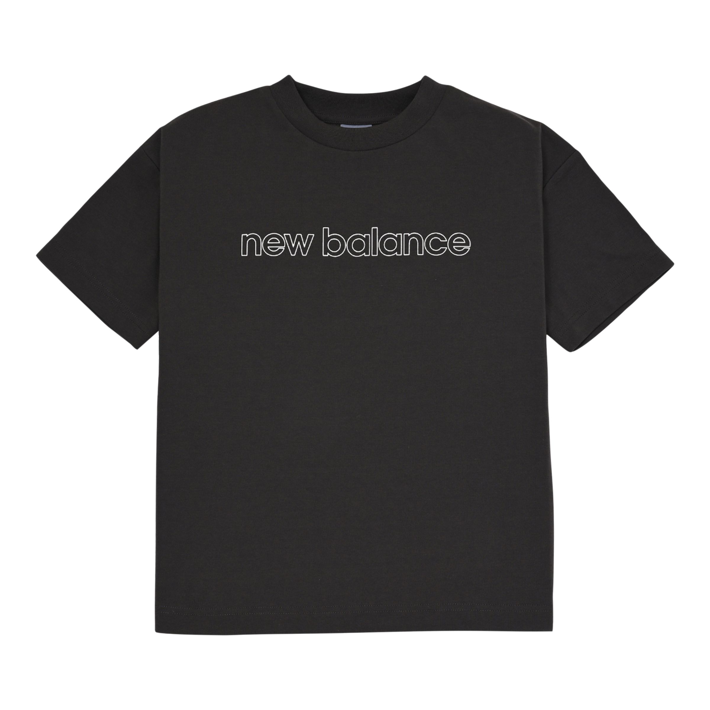 NB DRY リニアロゴショートスリーブTシャツ コットンライク