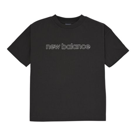 NB DRY リニアロゴショートスリーブTシャツ コットンライク