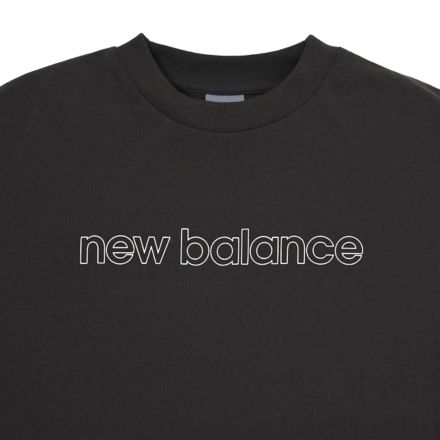 NB DRY リニアロゴショートスリーブTシャツ コットンライク