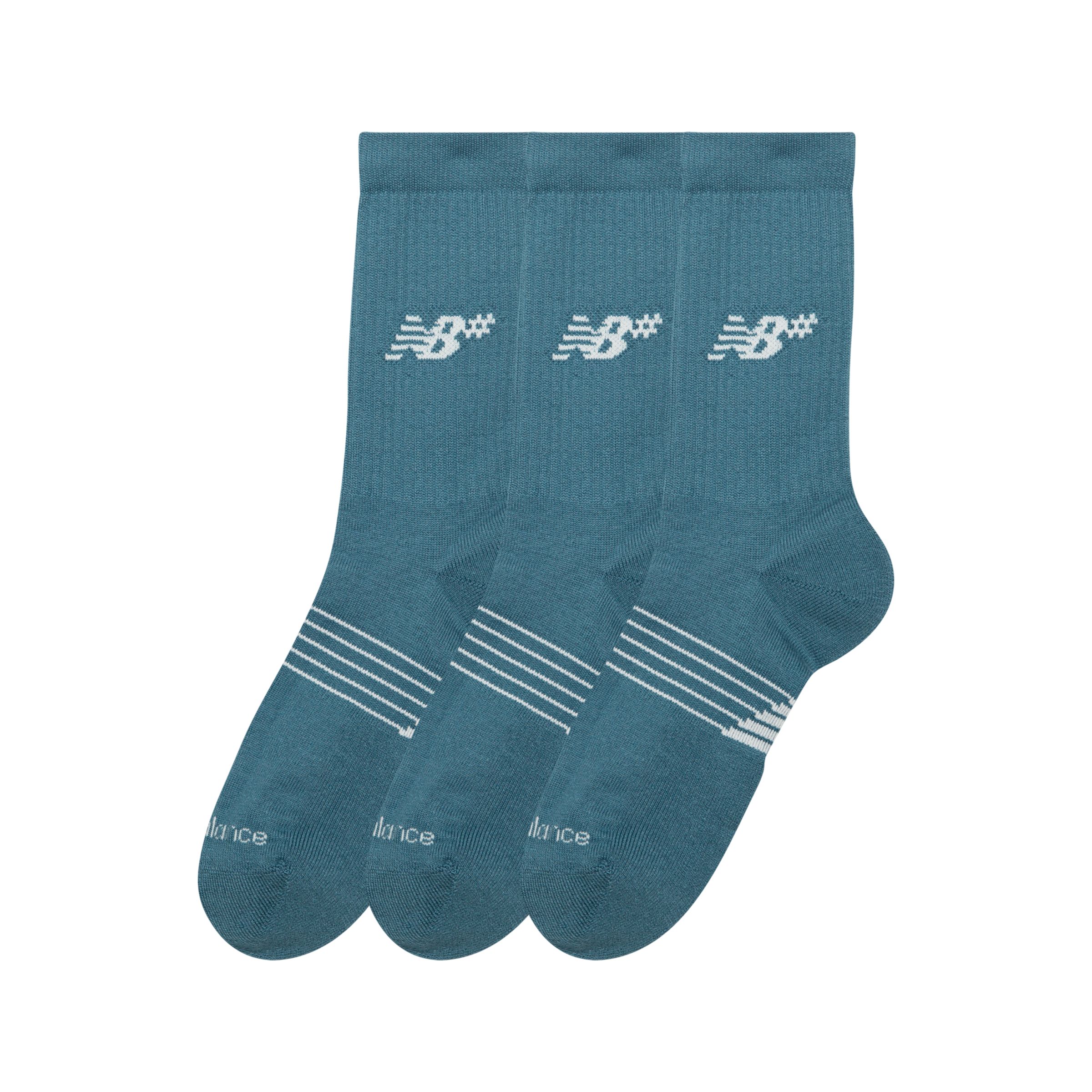Active Numeric Crew Socks 3 Pack