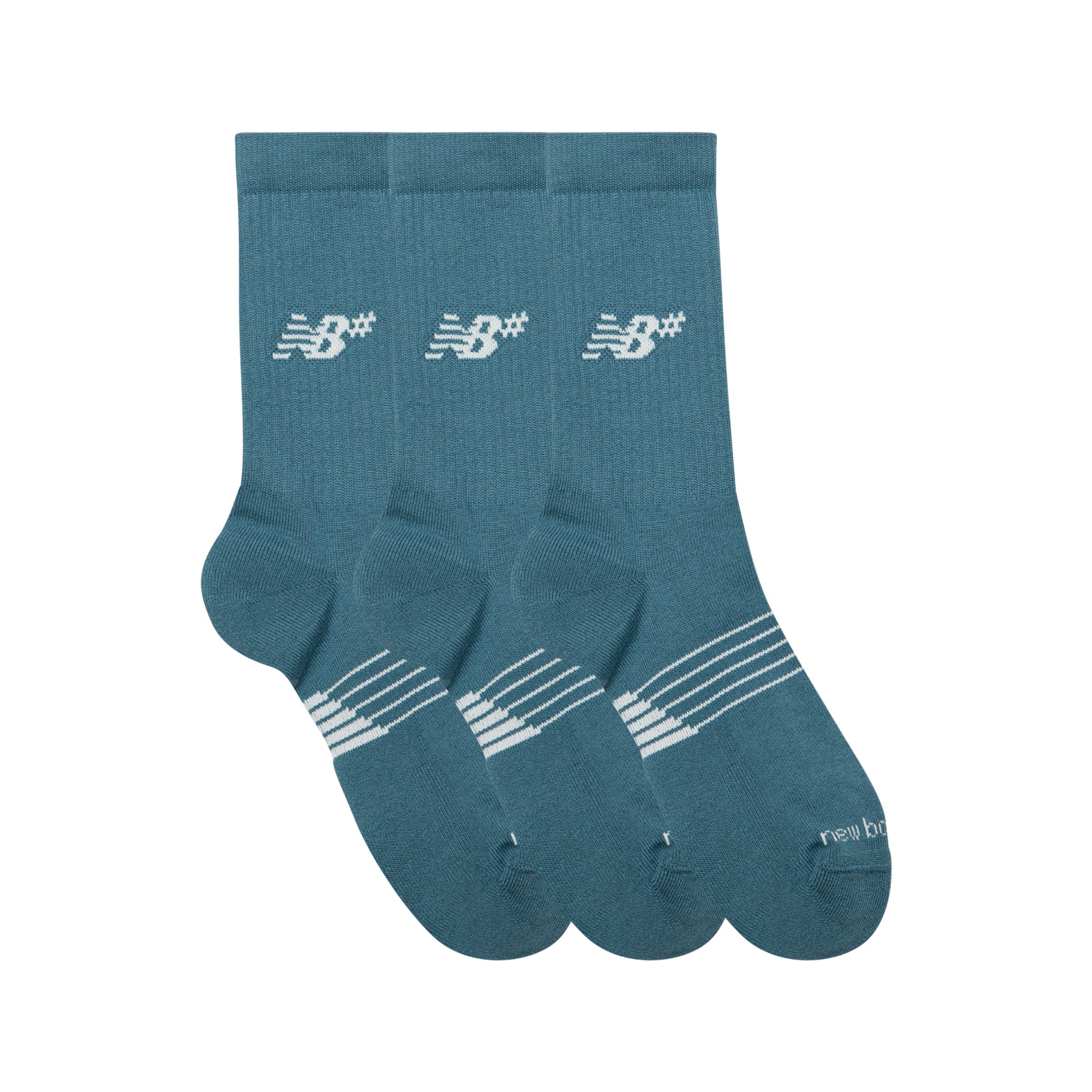 Active Numeric Crew Socks 3 Pack