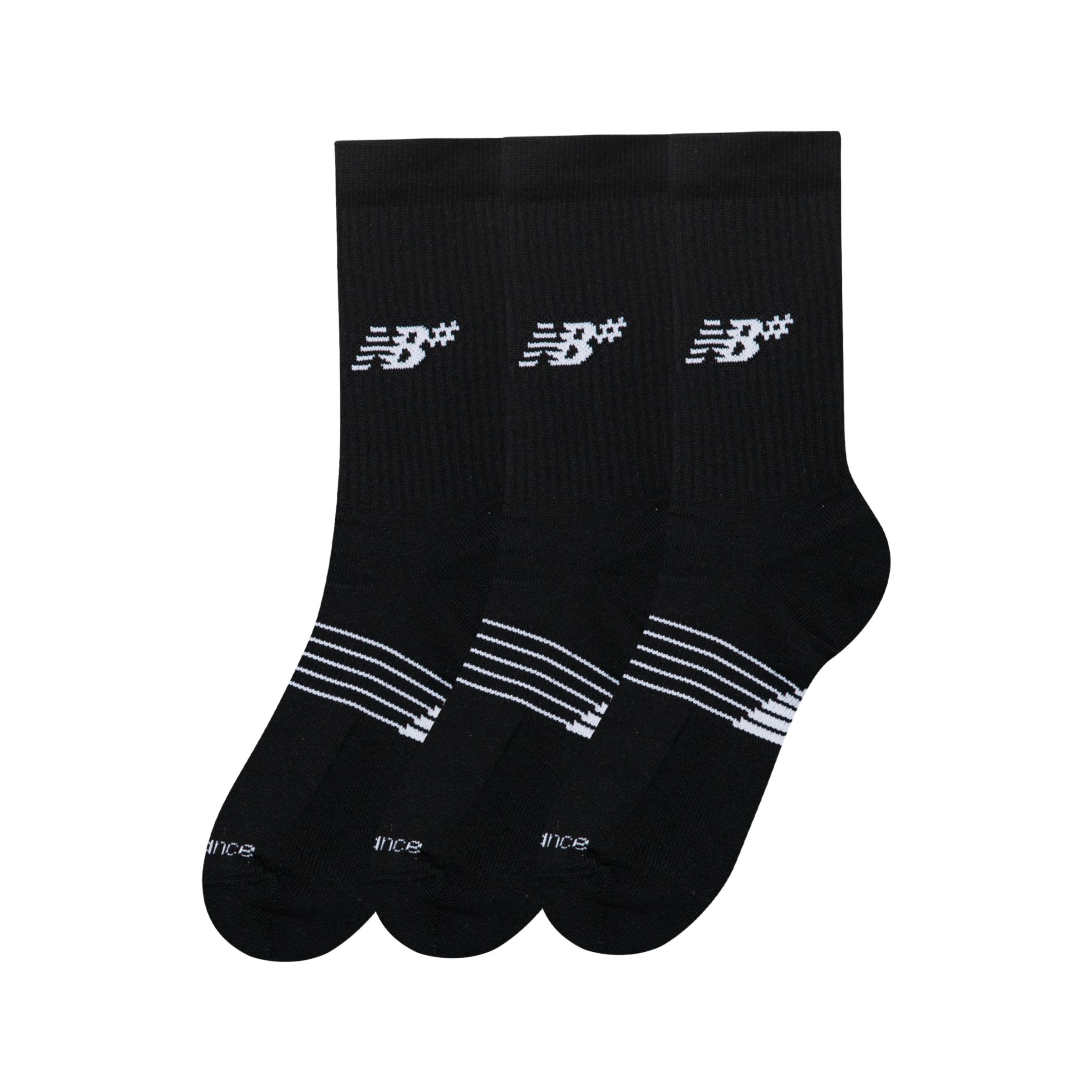 Active Numeric Crew Socks 3 Pack