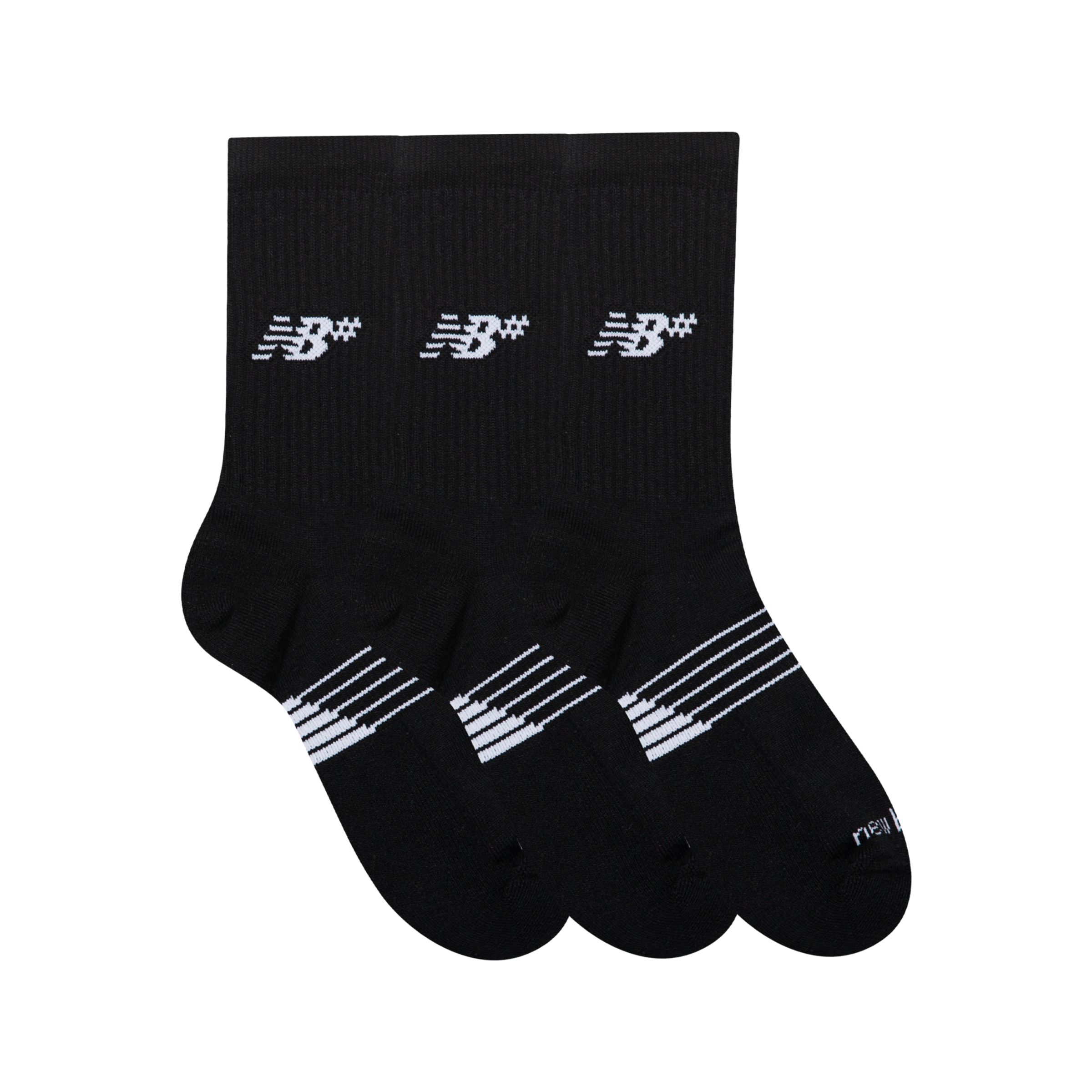 Active Numeric Crew Socks 3 Pack