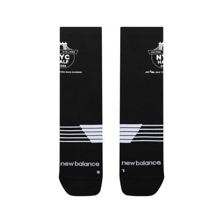United Half Crew Sock, BLACK with Black, AC0594LBK