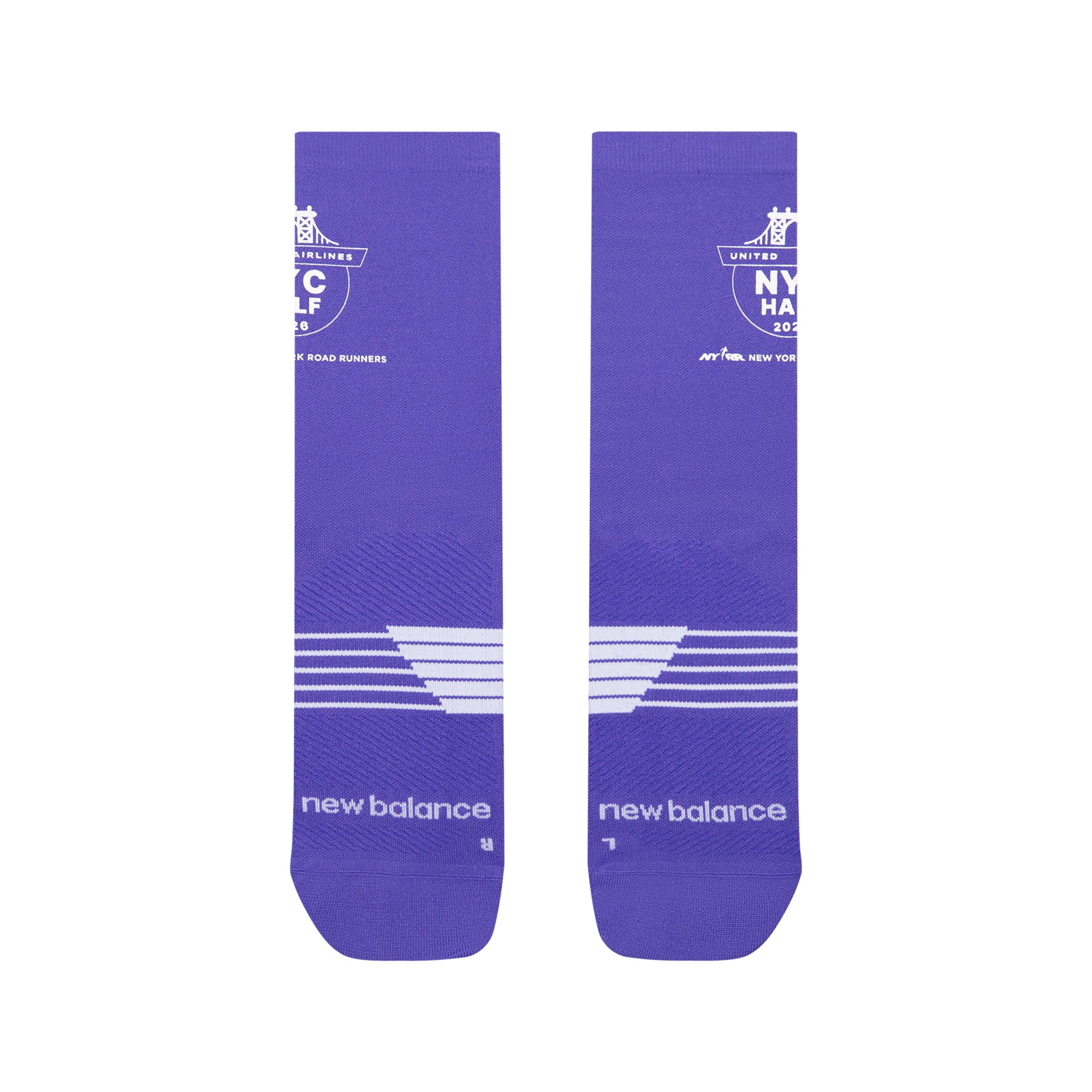 United Airlines NYC Half Crew Sock