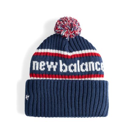 47 Acrylic Cuff Knit, NB NAVY with SEA SALT, AC11750NNY