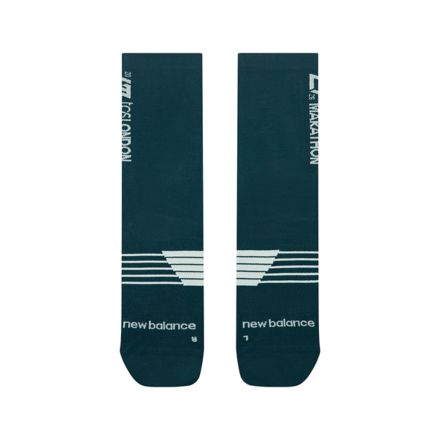 London Marathon Crew Sock, PINK HEAT with BLACK, AC14633AAV