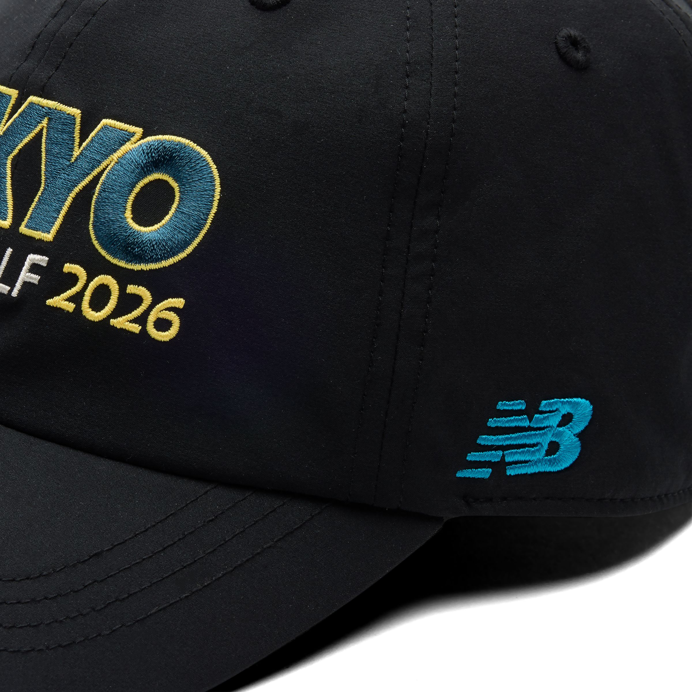 New Balance 東京レガシーハーフ 6パネルキャップ, AC1813LBK