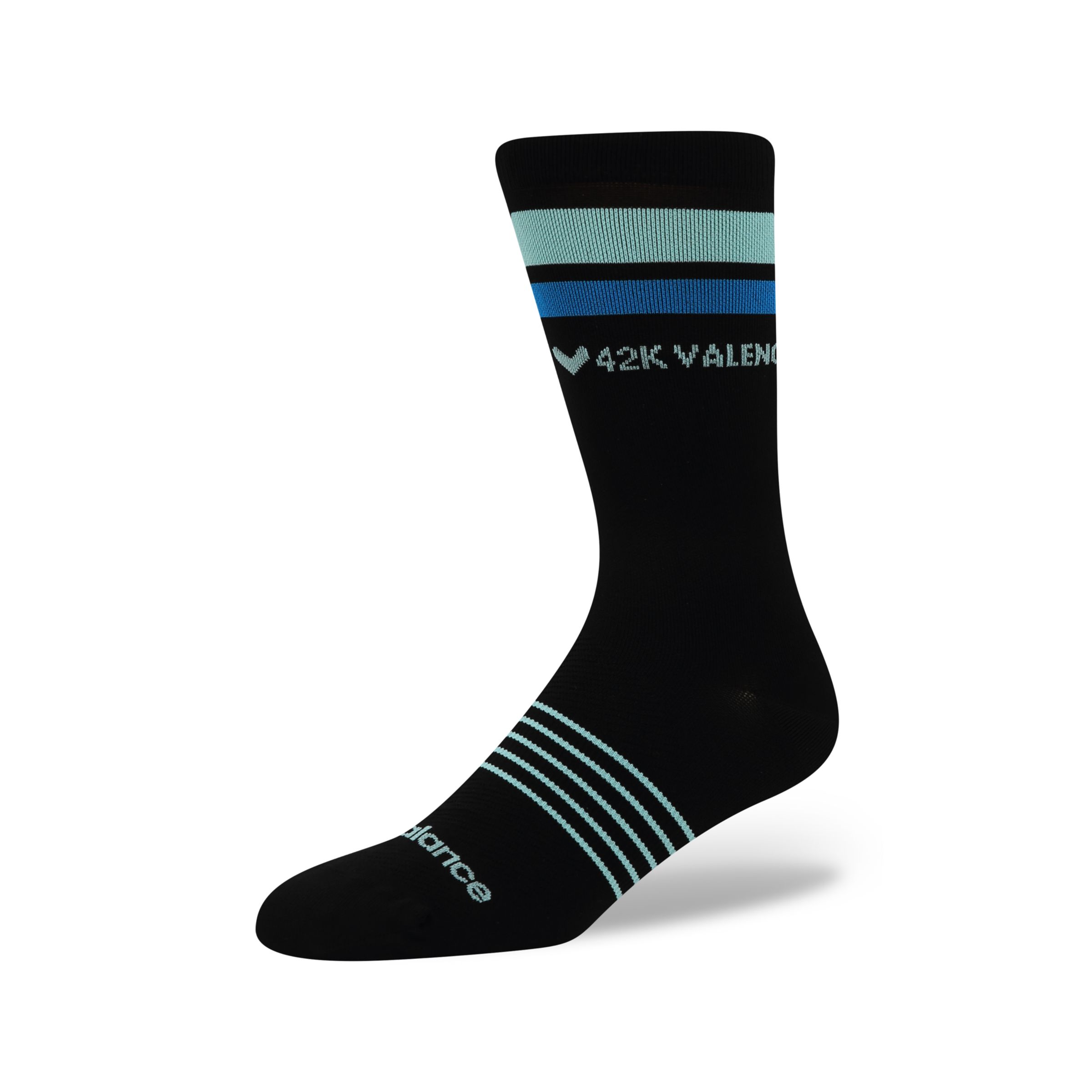 New Balance Valencia Marathon Pro Run Crew Sock, AC1930XBK