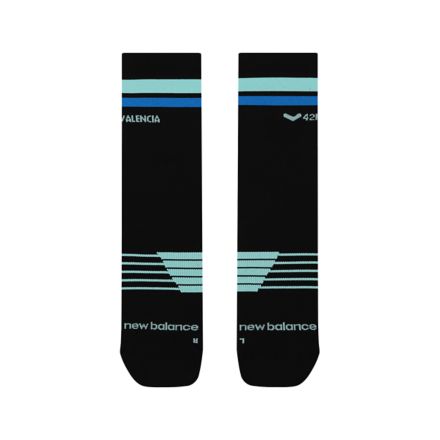 Valencia Marathon Pro Run Crew Sock, BLACK, AC1930XBK