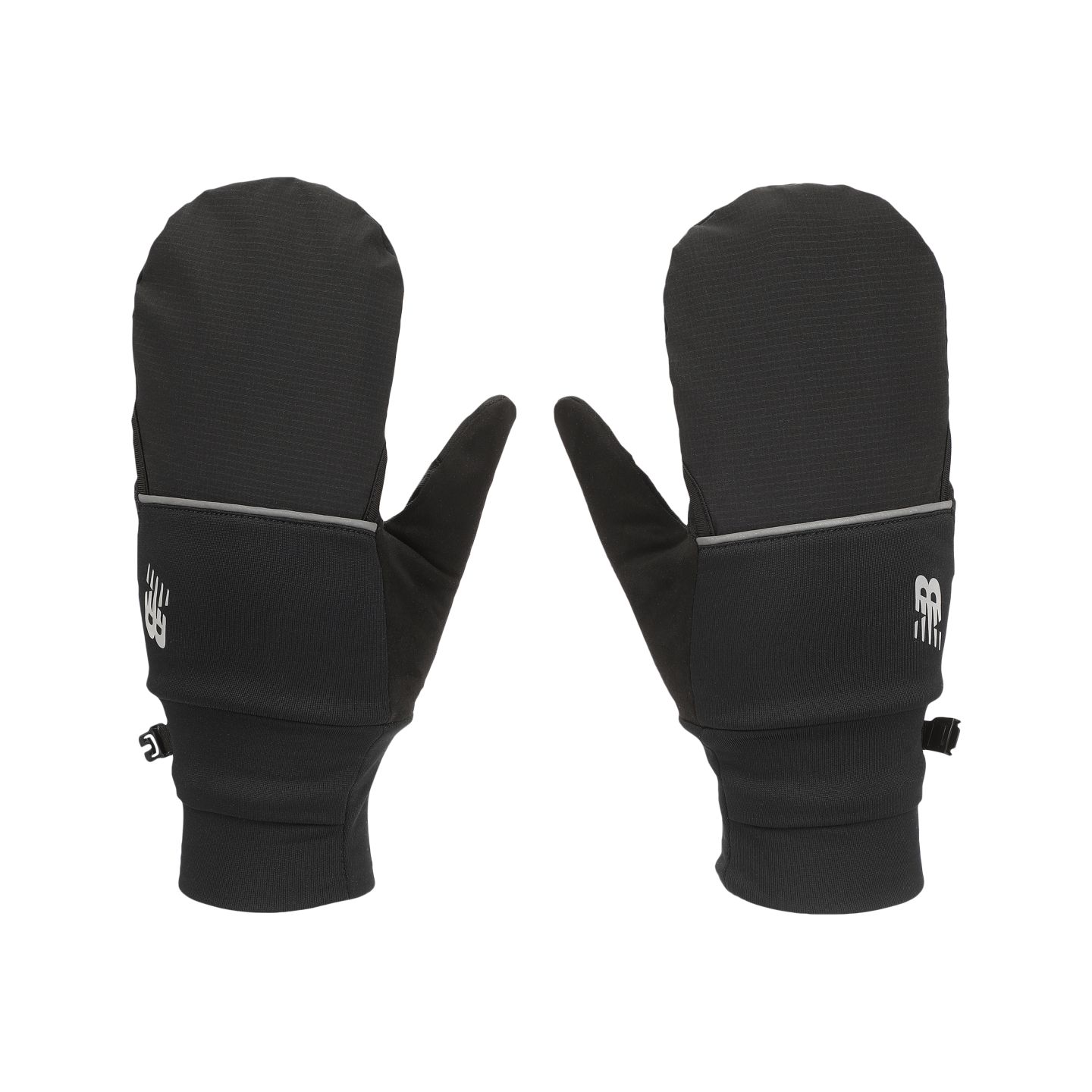 Мужские перчатки New Balance Performance Convertible Glove, цвет: Чёрный — фото 1