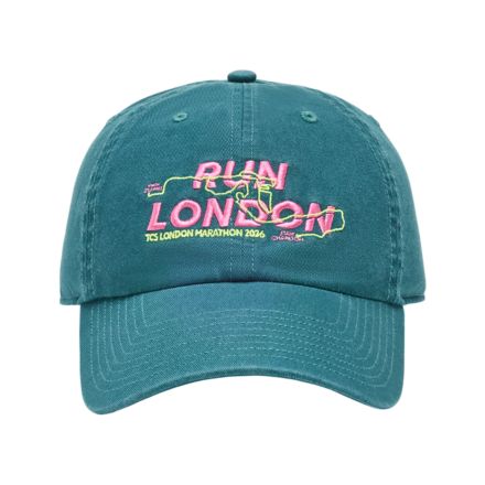 London Marathon Cotton 6 Panel, MEDUSA GREEN with Green, AC4331NAAV