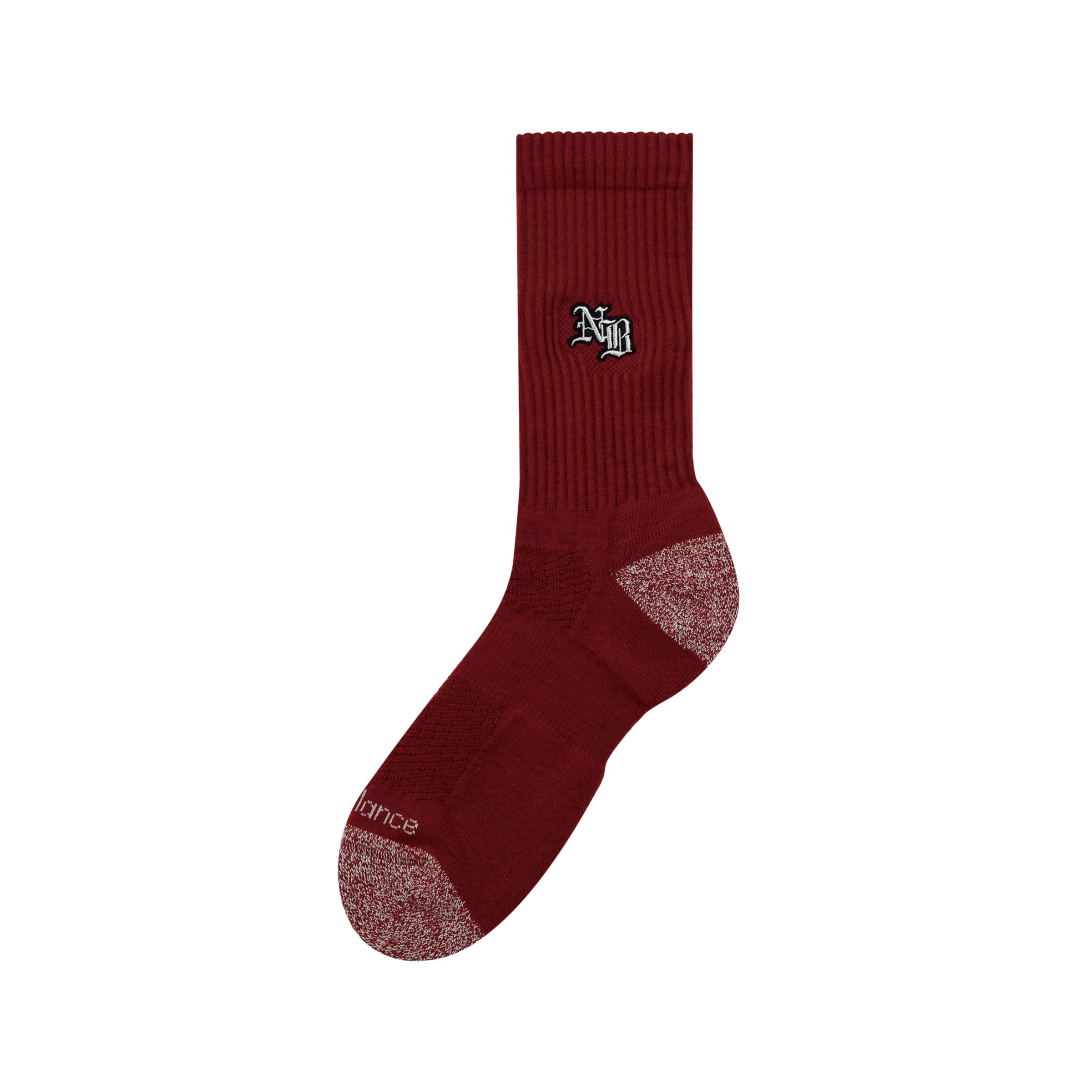 New Balance Active Premium Graphic Crew Socks 1 Pair, AC47128PDR