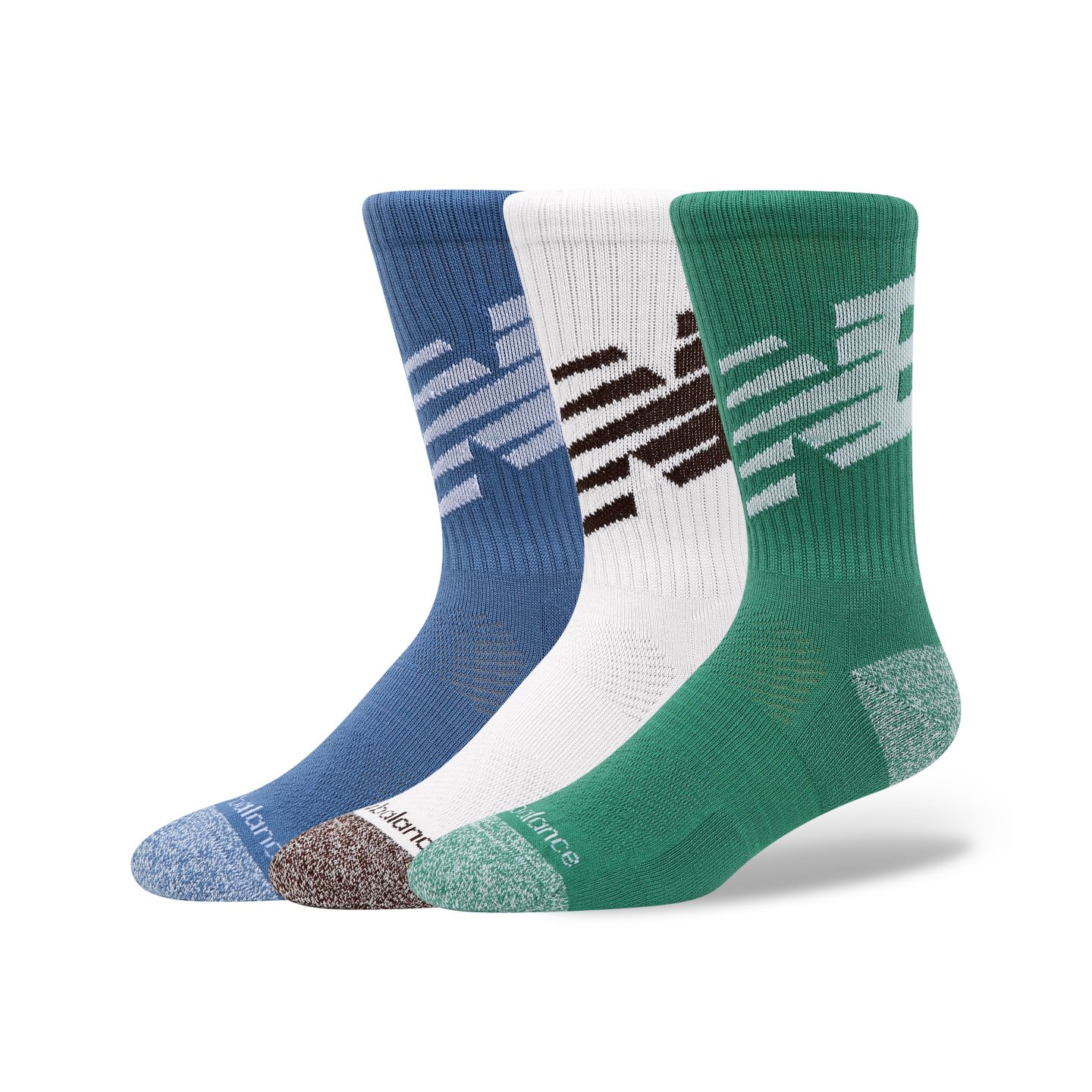 Носки Active Lifestyle для мужчин, 3 шт. — New Balance, цвет: Синий — фото 1