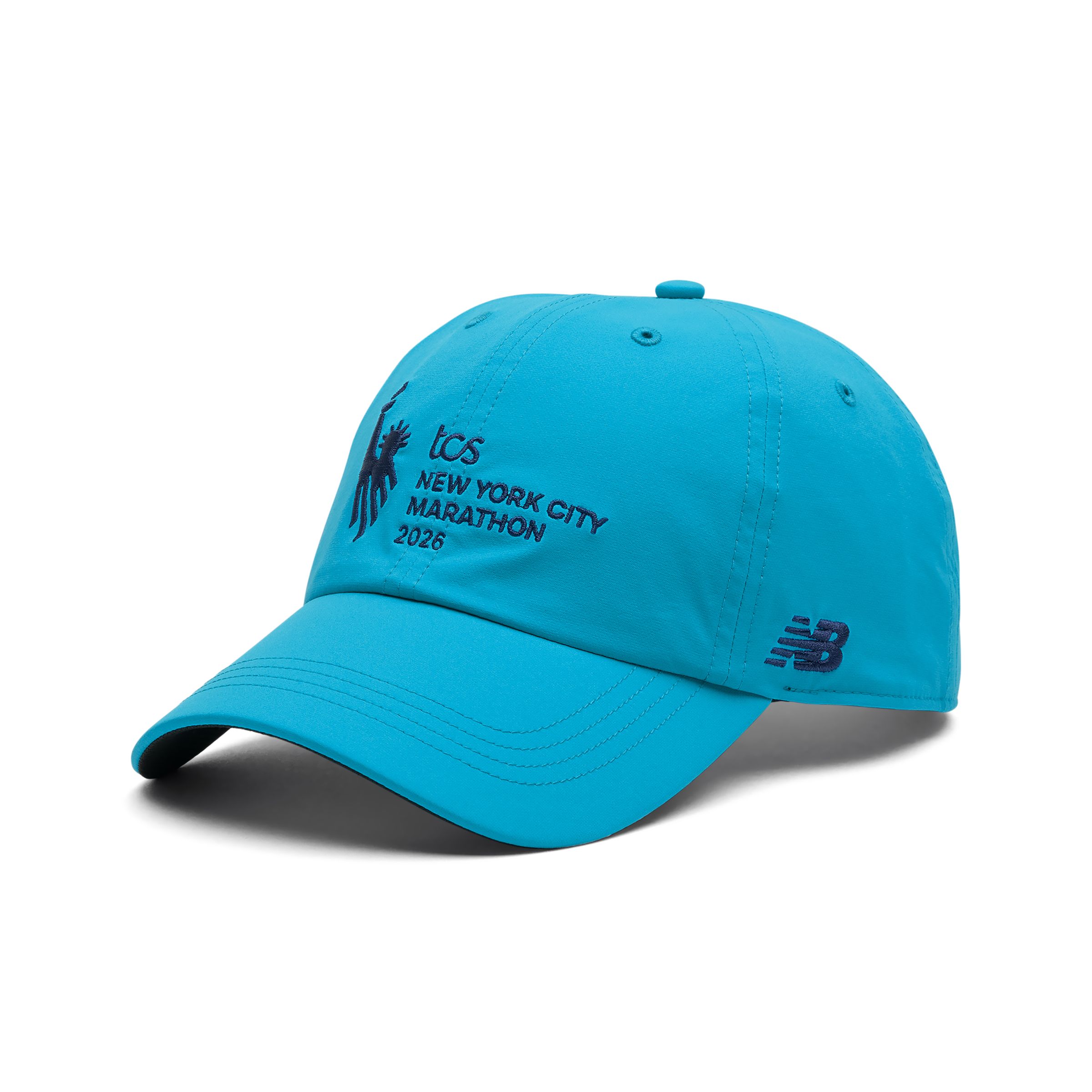 New Balance Unisex NYC Marathon 6 Panel Performance Cap - Blue (Size OSZ)