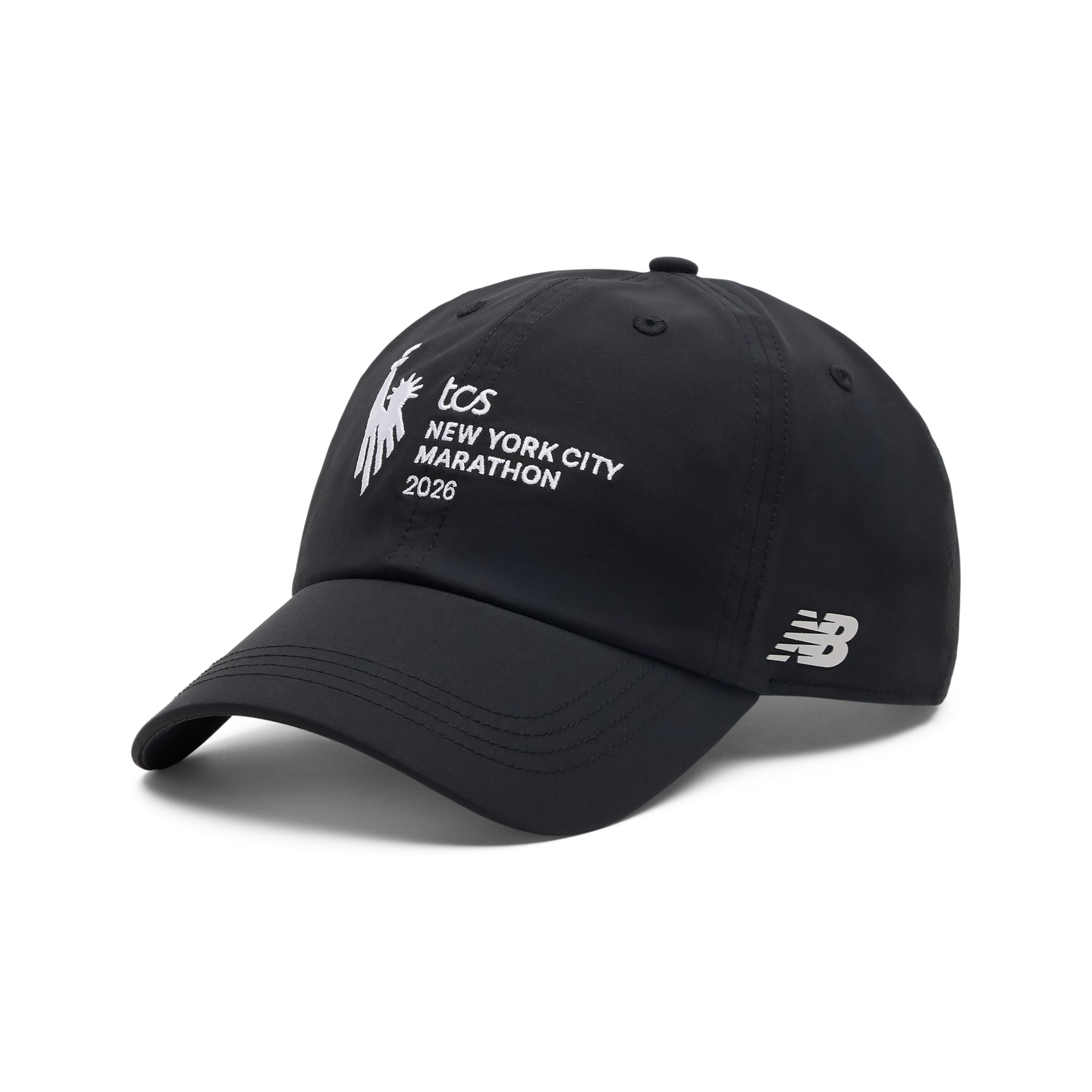 New Balance Unisex NYC Marathon 6 Panel Performance Cap - Black (Size OSZ)