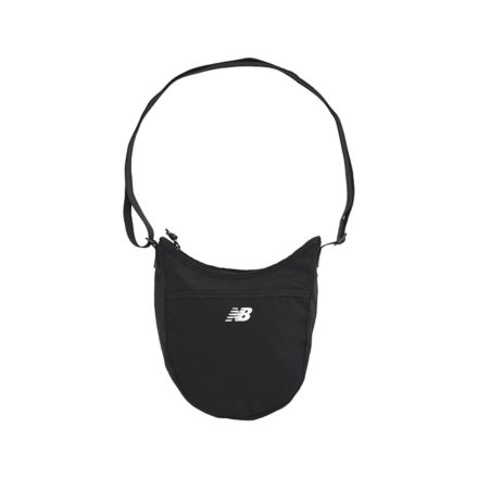 ショルダーハーフラウンドバッグ, BLACK, AC6793UBK