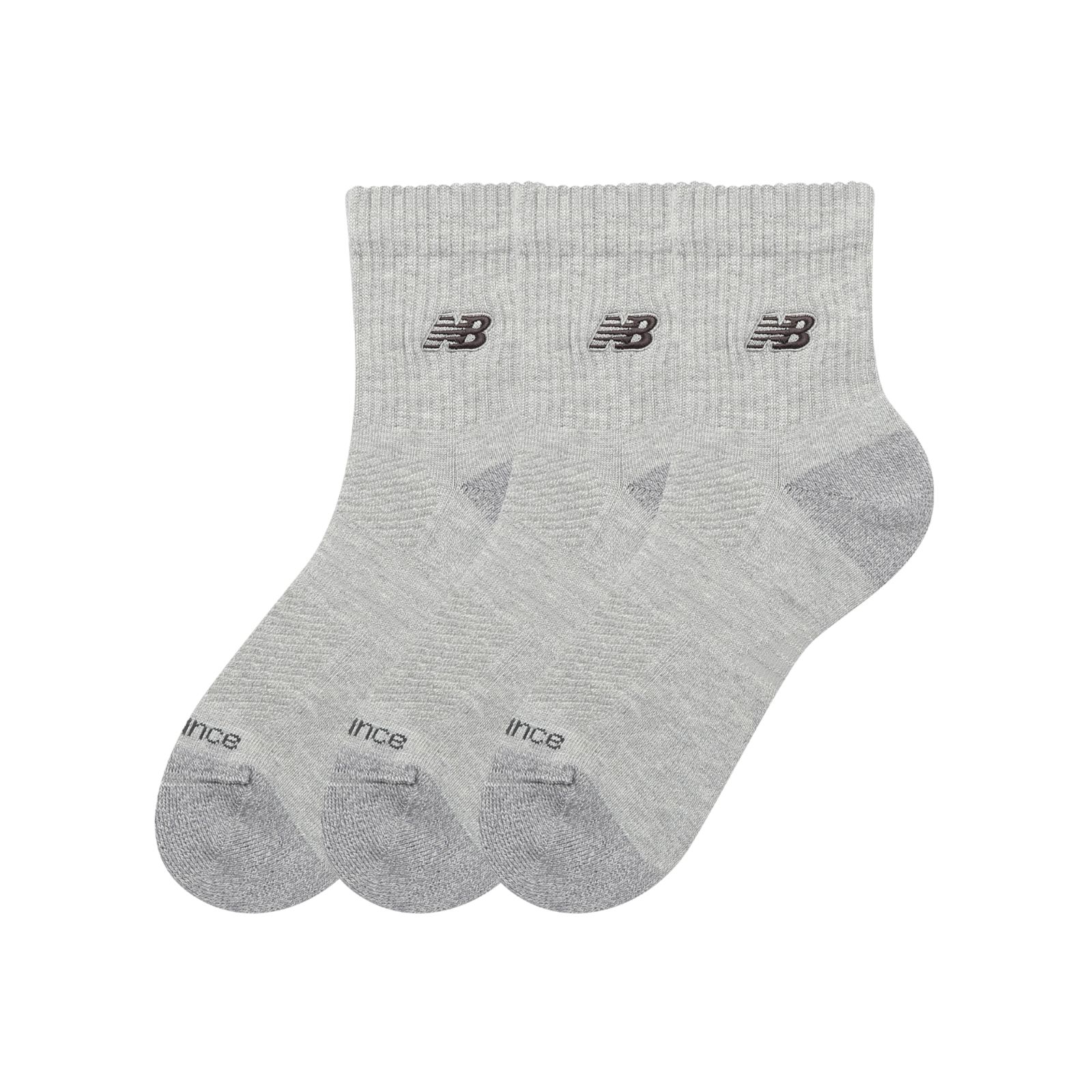Мужские аксессуары New Balance Active Premium QTR 3 Pack — фото 2