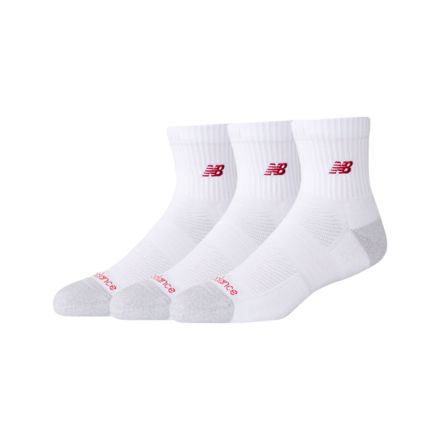 Active Premium QTR 3 Pack, WHITE, AC69122WT