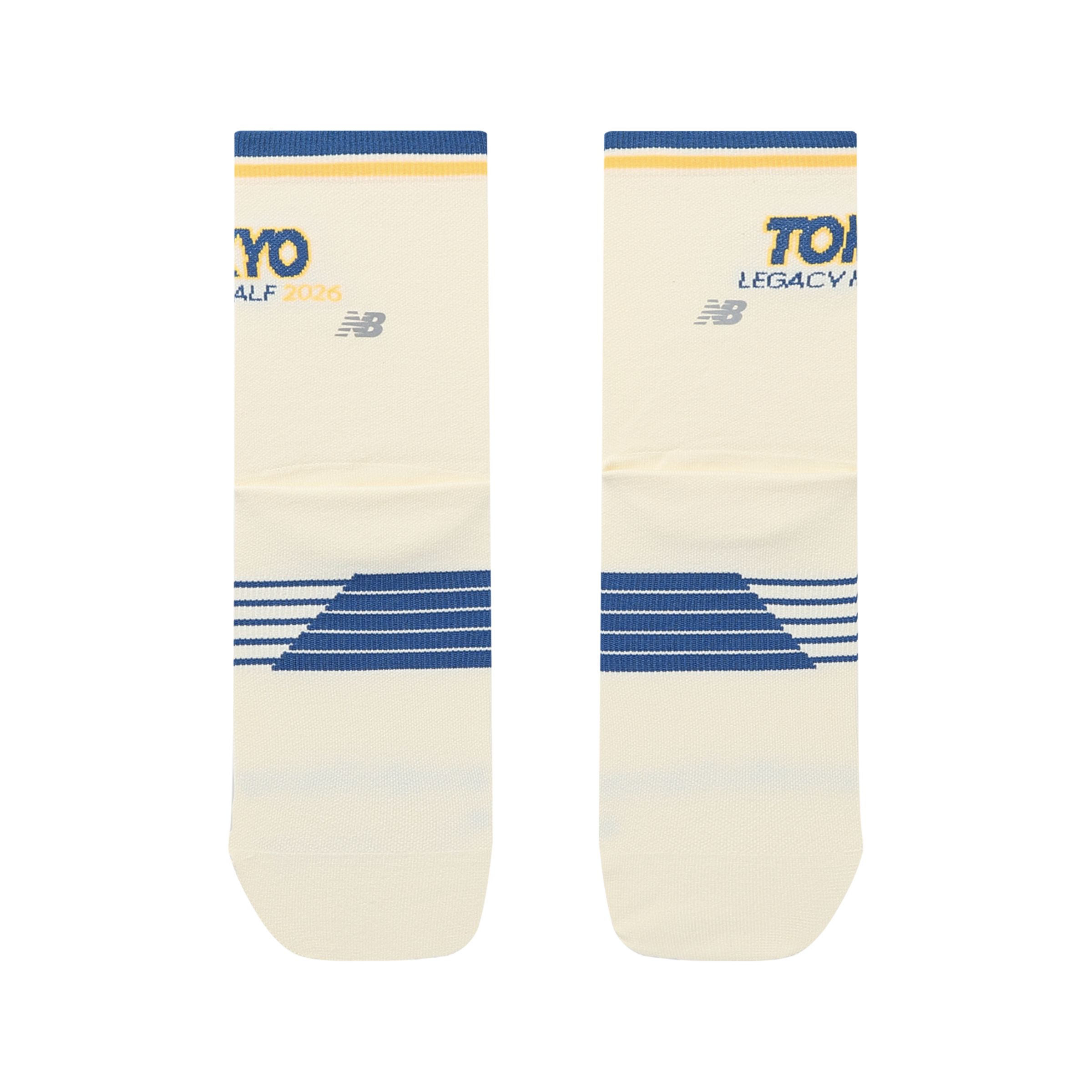 New Balance 東京レガシーハーフ プロランクォーターソックス, AC7087SAGA