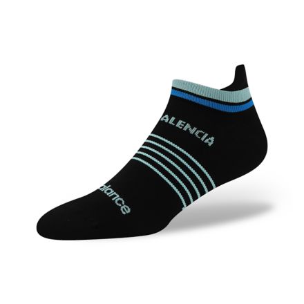 Valencia Marathon Pro Run No Show Tab Sock, BLACK, AC7963QBK