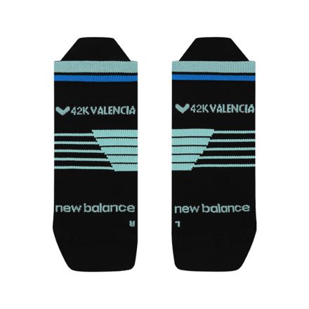 Valencia Marathon Pro Run No Show Tab Sock, BLACK, AC7963QBK