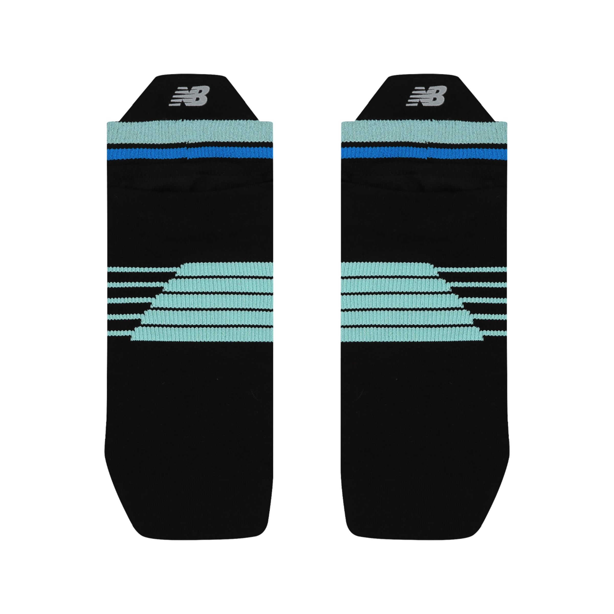 New Balance Valencia Marathon Pro Run No Show Tab Sock, AC7963QBK