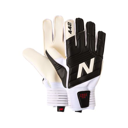 442 Team Protecta GK Gloves, Black 100 with NB 103 WHITE, AC8179DBKW