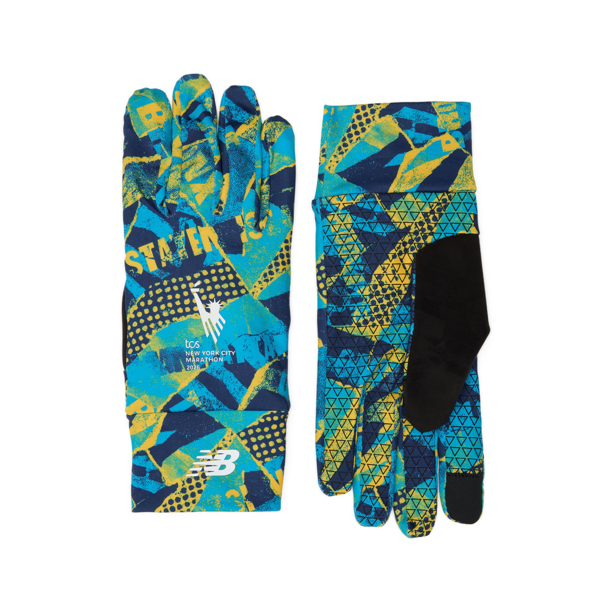 New Balance NYC Marathon Lightweight Printed Glove, AC8425FMLT