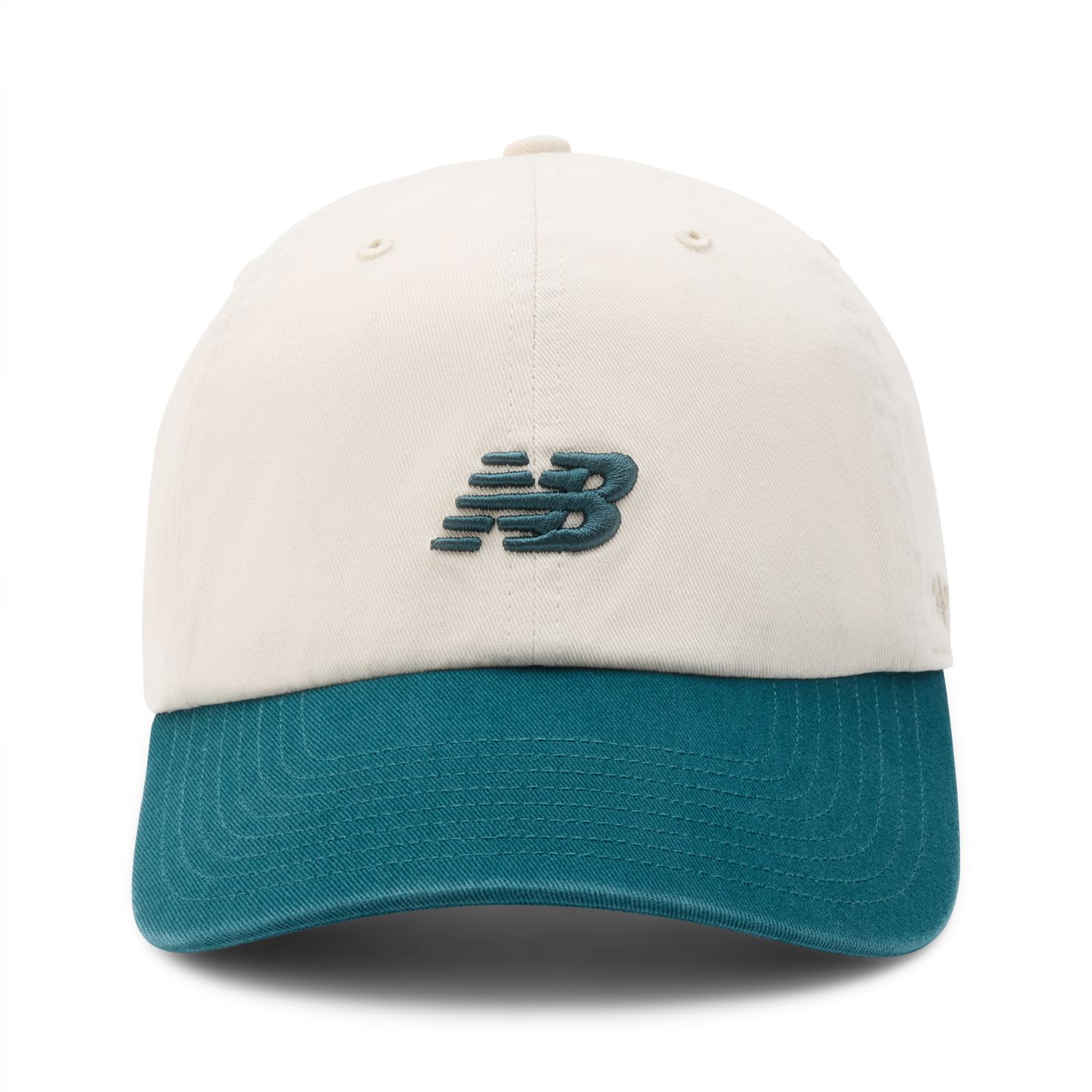 Мужские головные уборы New Balance '47 Clean Up Canvas 2 Tone, цвет: Льняной / Зелёный — фото 1