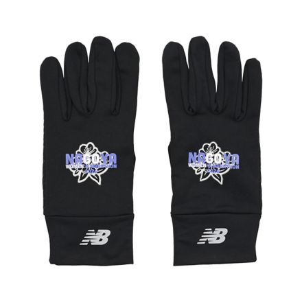 名古屋ウィメンズマラソン ライトウェイトグローブ, BLACK with Black, AC89894BK