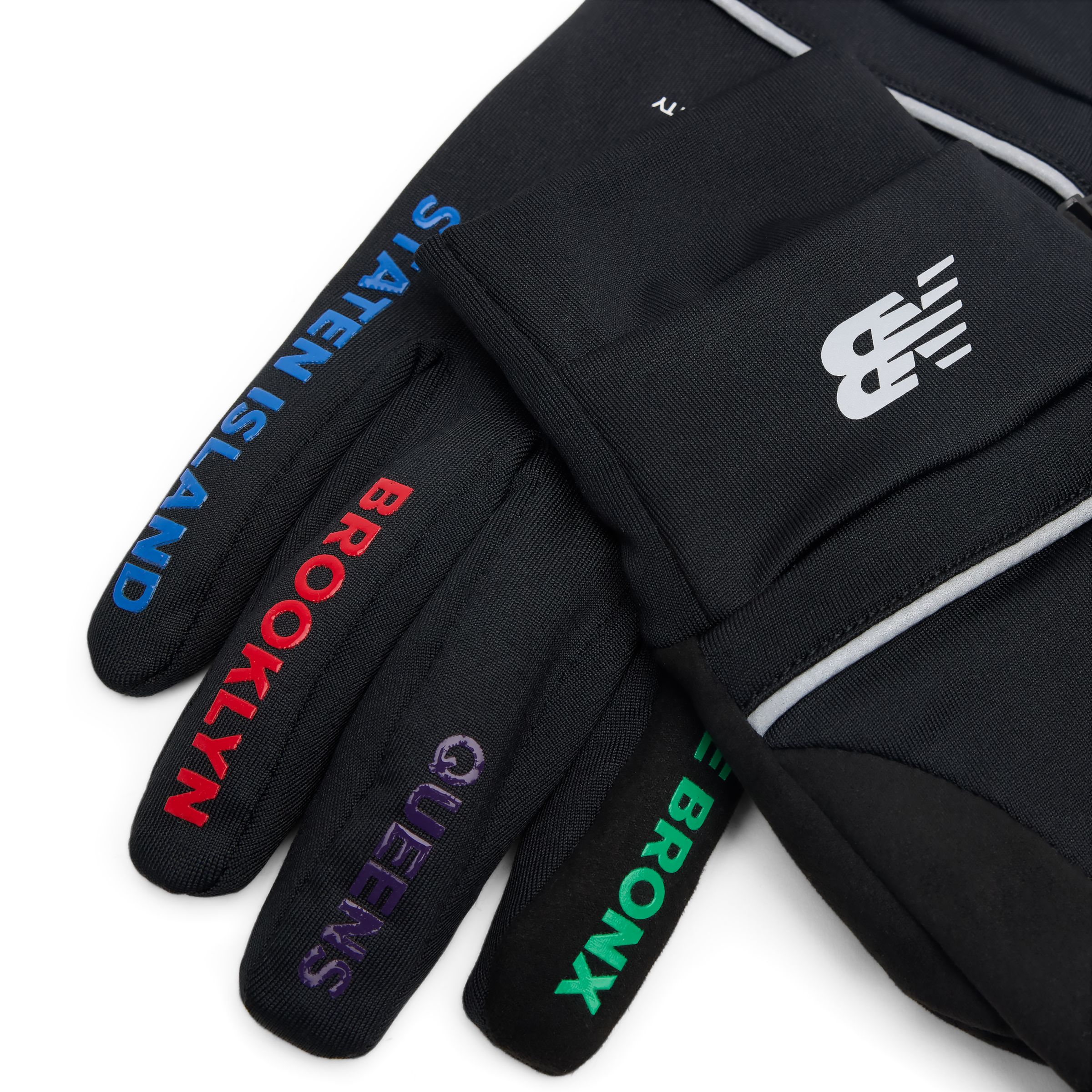 New Balance NYC Marathon Midweight Borough Glove, AC90347BK