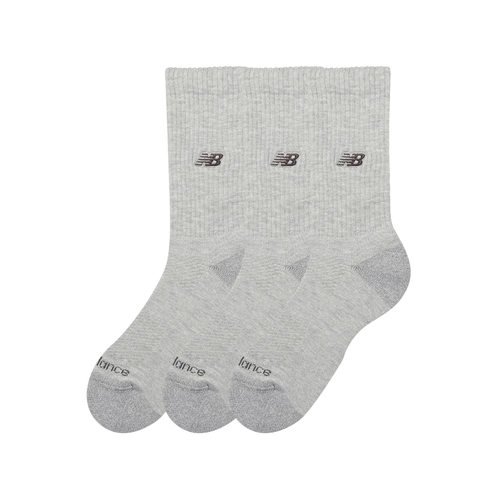 Мужские аксессуары New Balance Active Premium Crew 3 Pack — фото 2