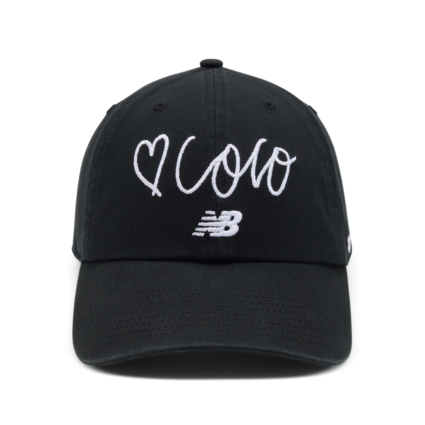 Мужской головной убор New Balance 47 Clean Up Coco Hat, цвет: Чёрный — фото 1